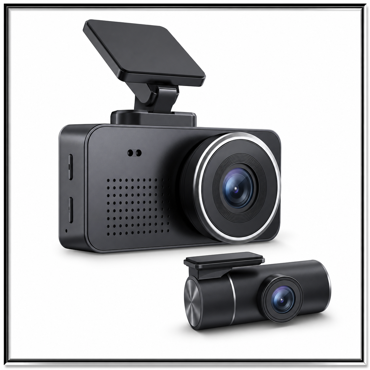 Dashcam 4K GPS Dual-Kamera Vorder-/Rückseite