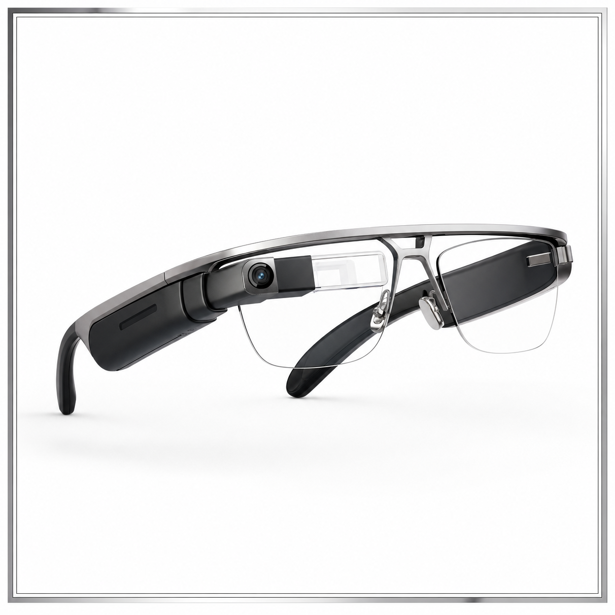 Premium AR-Datenbrille aus Titan