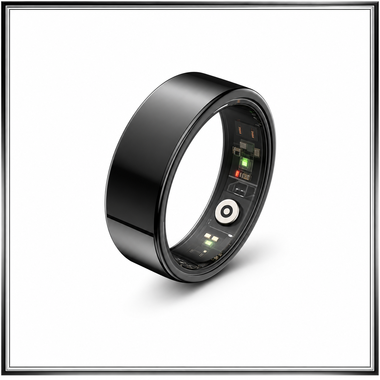Bague Connectée Premium Titanium NFC